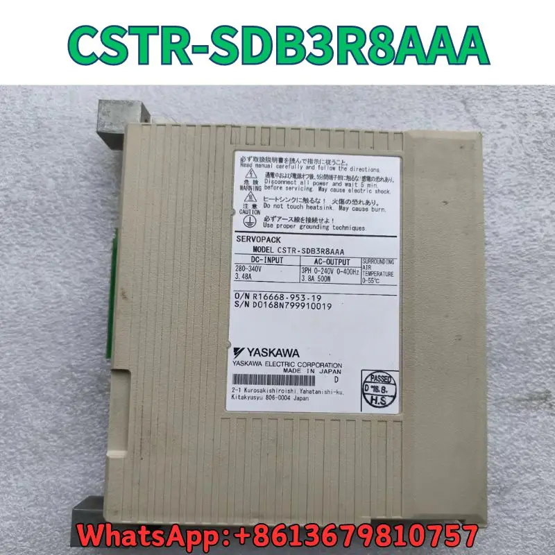 second-hand CSTR-SDB3R8AAA control module test OK Fast Shipping