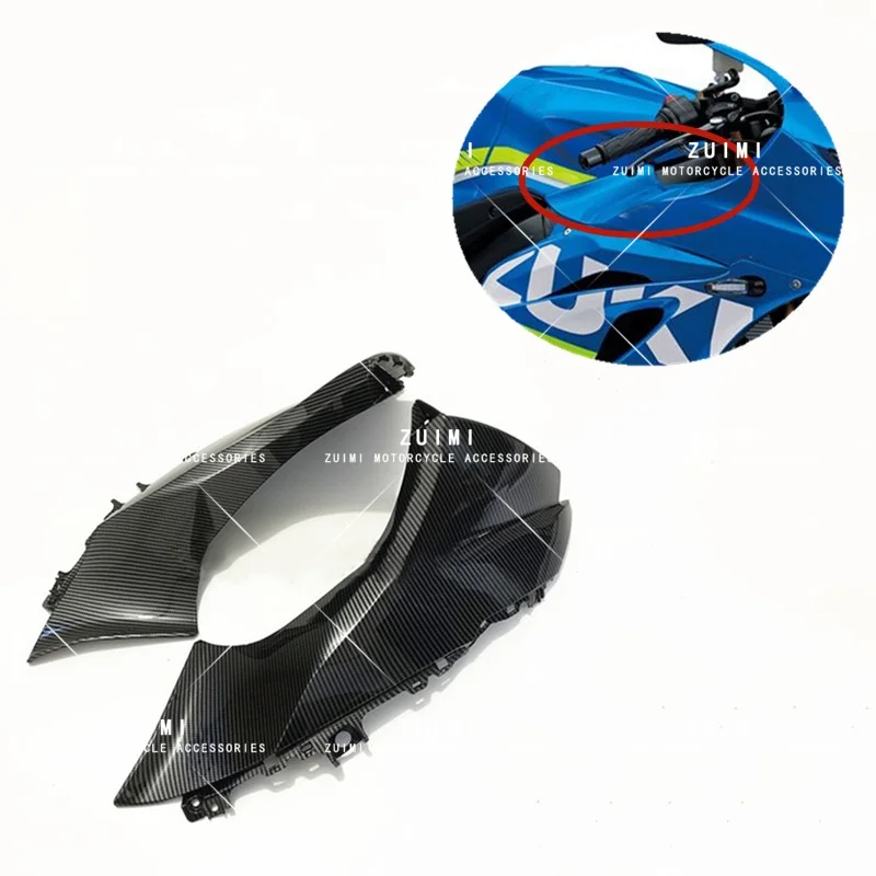 Carbon fiber paint Side Nose Air Intake Ram Hood side panel Fairng Fit For GSXR1000 GSX-R1000 K17 L7 2017 2018 2019 2020 Z