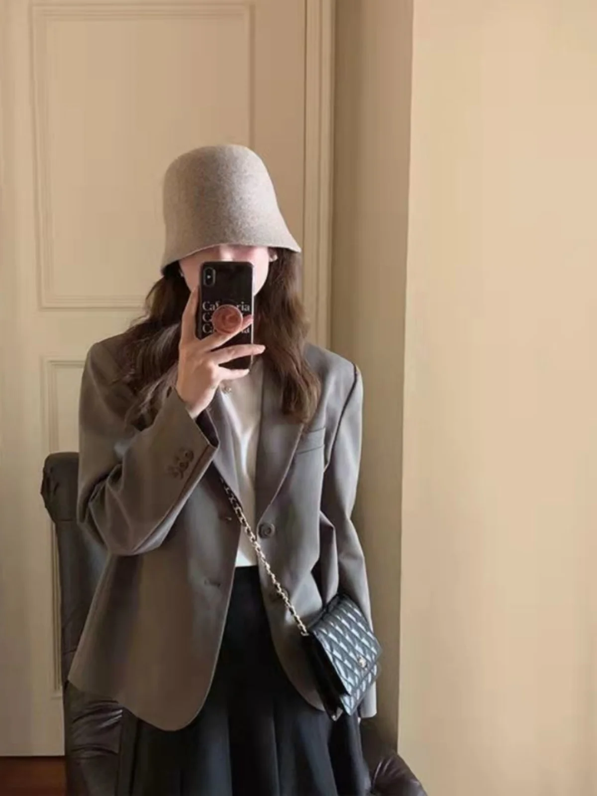 

Повседневный женский топ Jaet 202, весенний сезон, одно пуговицы, однотонный топ Briti Sle, маленький размер