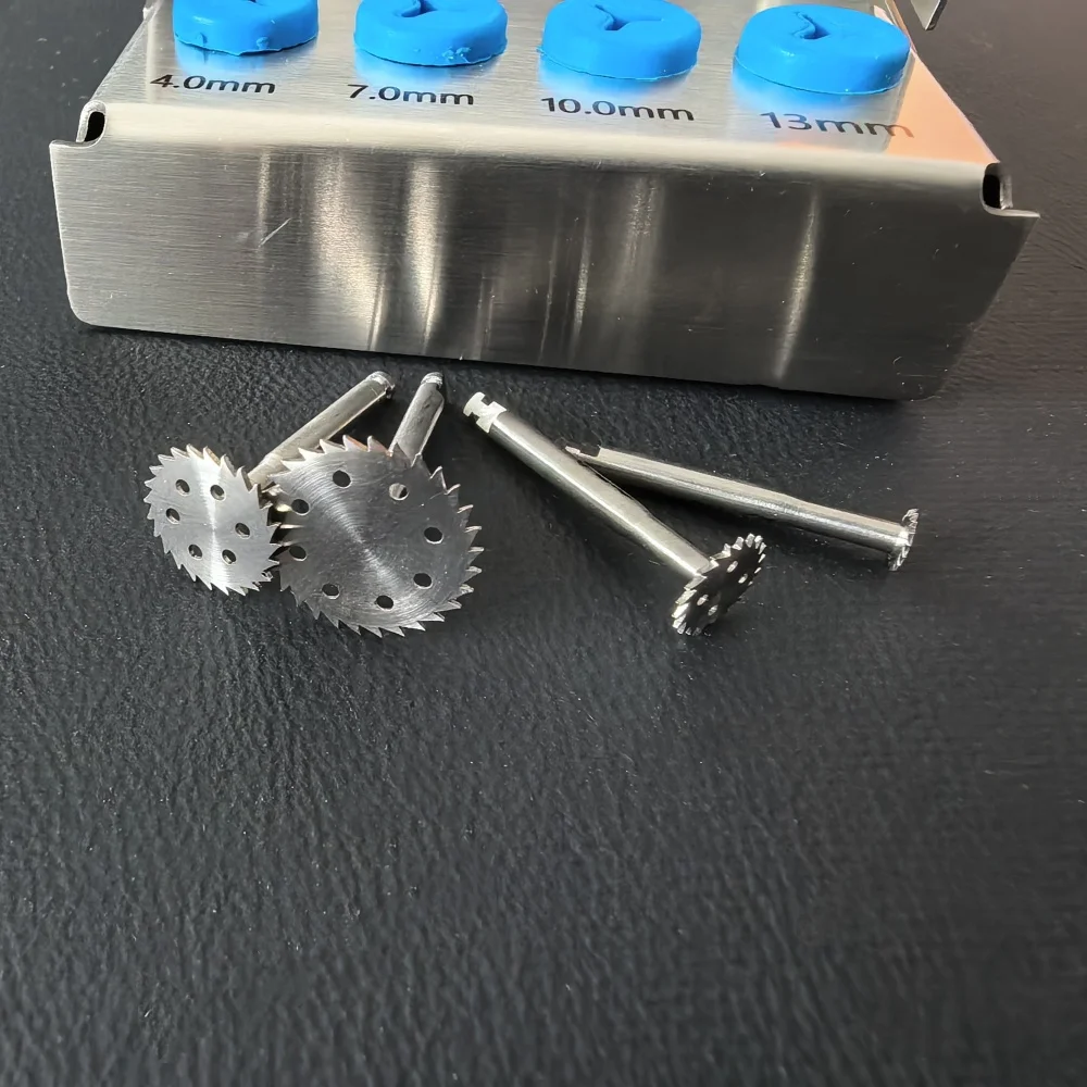 4pcs/set  Dental SAW DISKS Kit Bone Expander Sinus Lift Surgical Implants Instruments