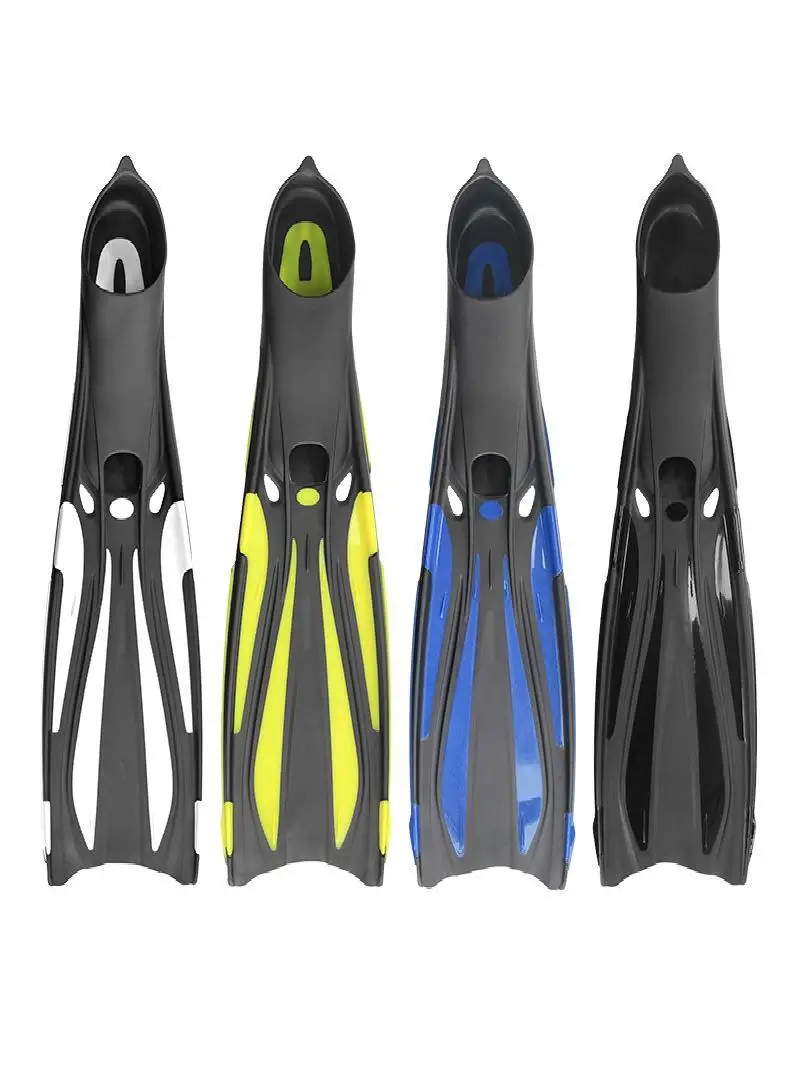 زعانف السباحة للكبار، معدات تدريب متينة على شكل بط، نموذج ذكر وأنثى، كثافة طبقة مزدوجة عالية الدفع #5