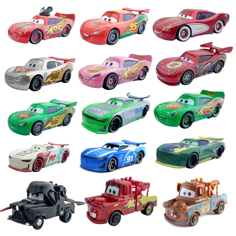 Disney Pixar Car 3 Lightning McQueen Racing Family Family 39 Jackson Storm Ramirez 1:55 Die Cast Metal Alloy Children\'s Toy Car