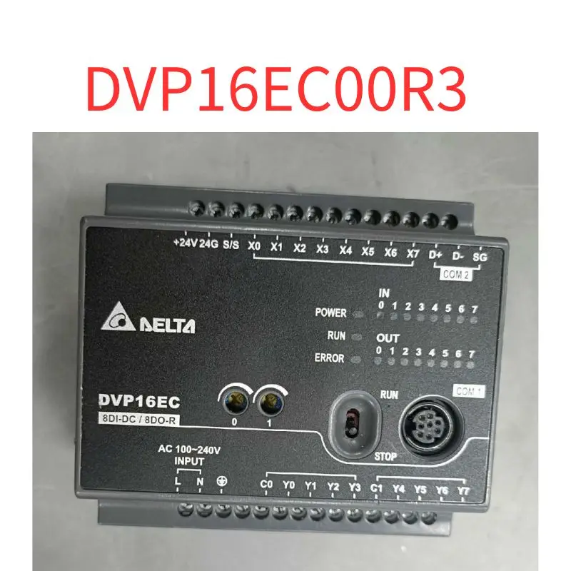 

Б/у ПЛК DVP16EC00R3 тест ОК