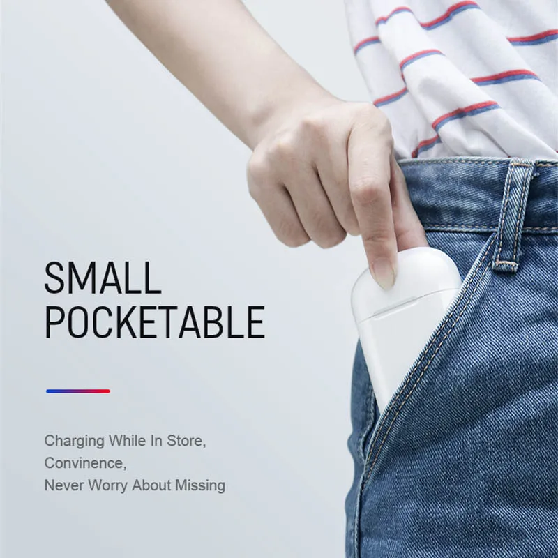 Mini Original I7S Bluetooth Earphone Wireless Headphones Earbuds Blutooth Handfree Headsets With Charging Box for Xiaomi phone image 4