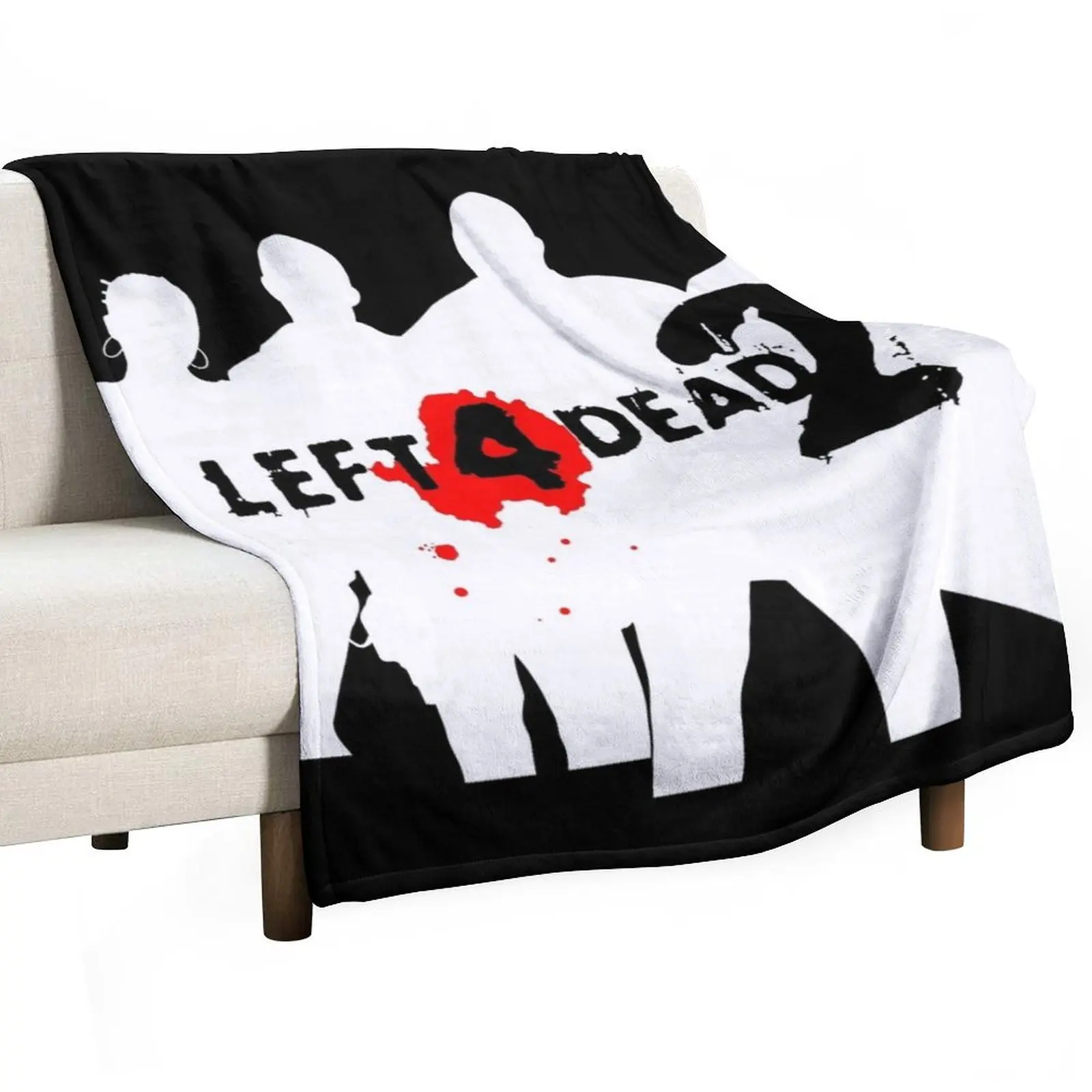 

Left 4 Dead 2 minamalist Throw Blanket Baby Plaid on the sofa Blankets For Sofas Blankets