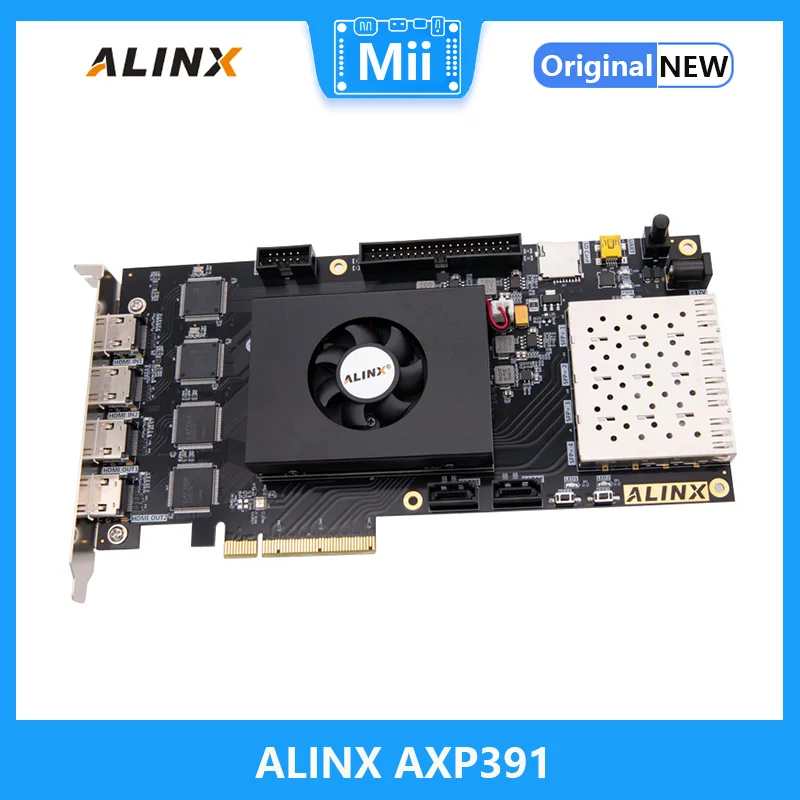 ALINX AXP391 PANGOMICRO SoM Boards Titan2 Series PG2T390H PCIe Fiber Optic Communication Demo Board