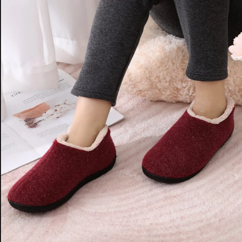 

Litfun New Warm Shoes Women Fashion Fuzzy Slippers 2023 Female Soft Fluffy Cozy Slides For Indoor Home Soft Sloe Cotton Slippers