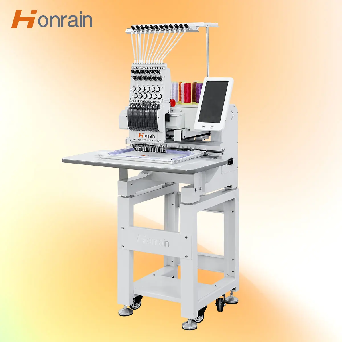 New Home Use Computerized Cap & Flat Embroidery Machine with 12 Needles Motor & Bearing Core Components