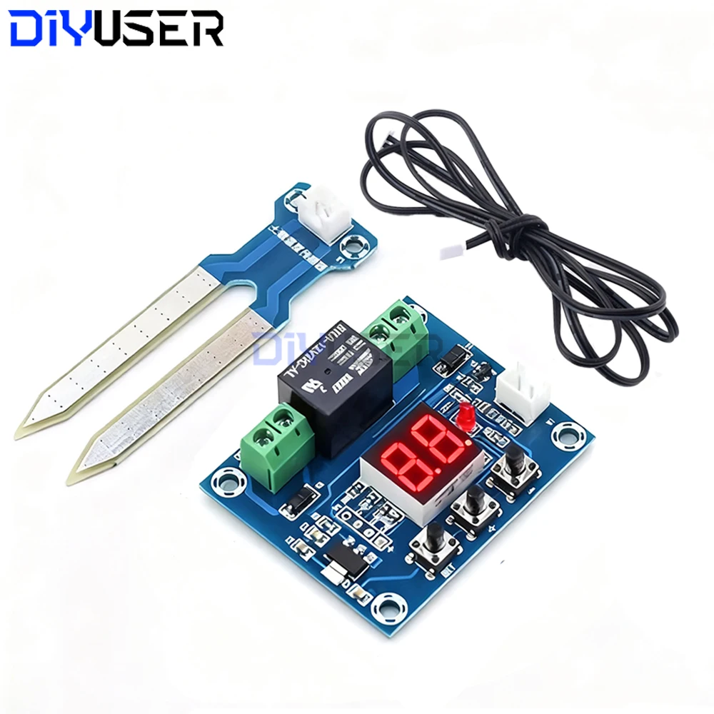 XH-M214 Soil Moisture Controller Module Digital Display Flower Pot Watering Automatic Sprinkler