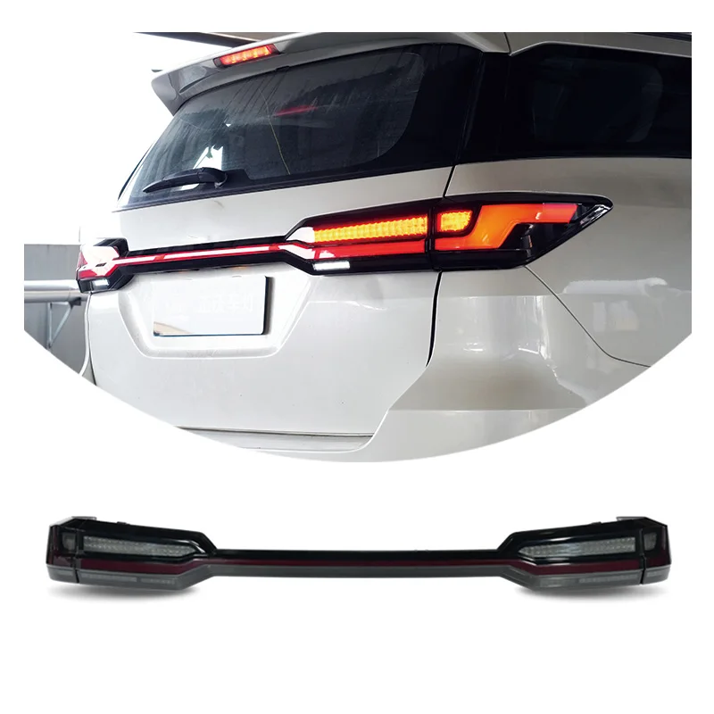 

Zhengwo Factory Modified Tail Light For Fortuner 2016-2024 Sequential Turn Signal Sport Dynamic Startup Custom Rear Light