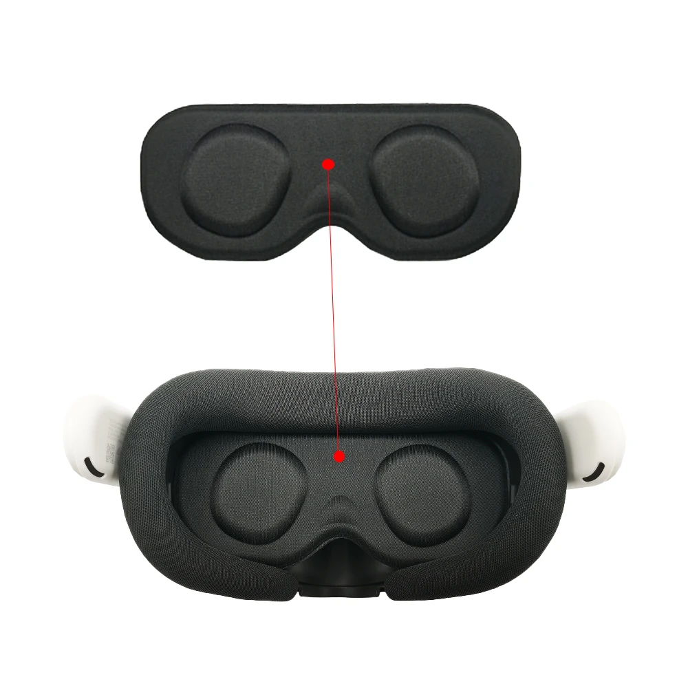 

Durable Silicone EVA Face Cover and Lens Protector Cap Sweat proof for Quest3 Comfortable Anti Scratches