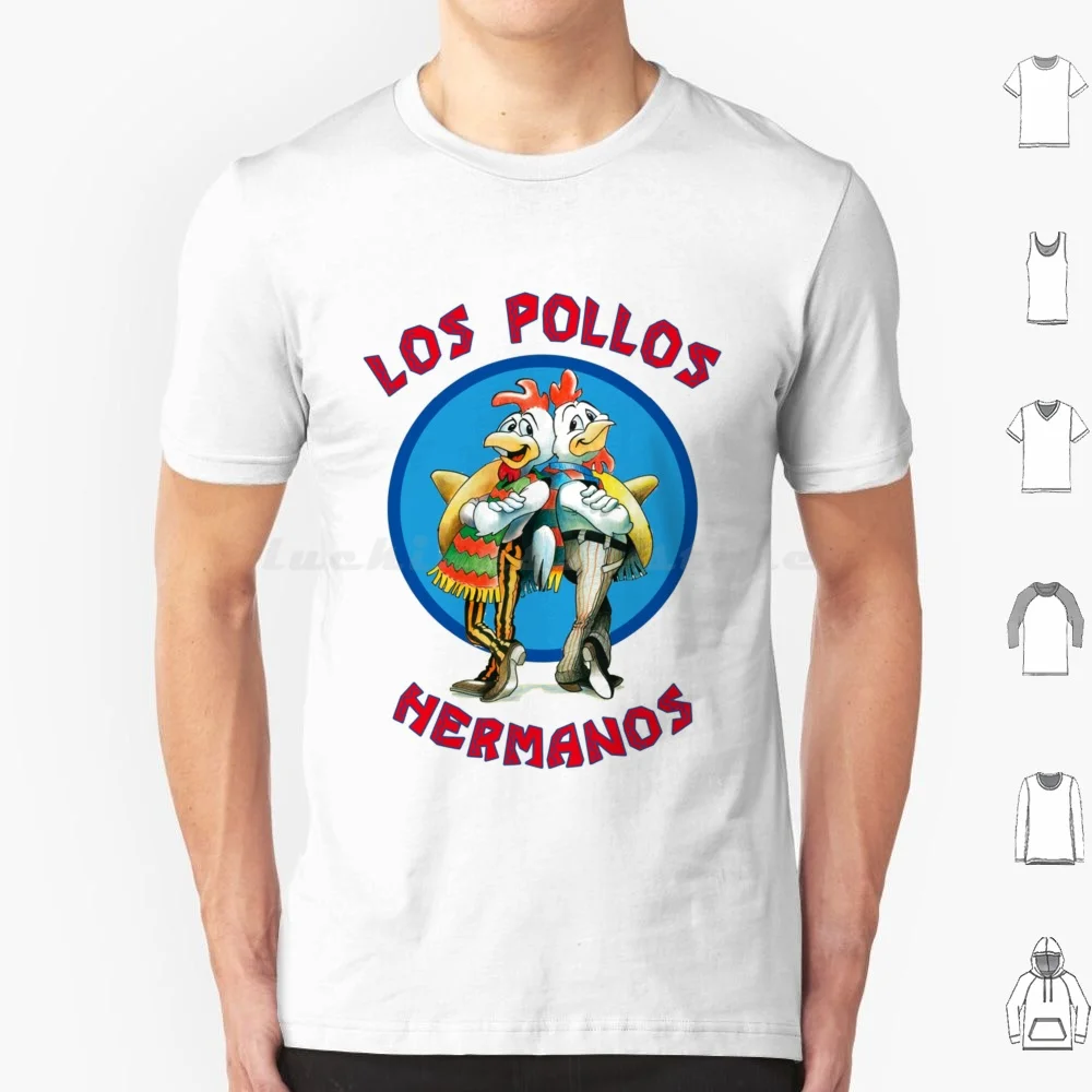Hermanos T Shirt Big Size 100% Cotton Hermanos Hermanos Walter White Pollos Heisenberg Los Hermanos Helmet Hermanos Mounted