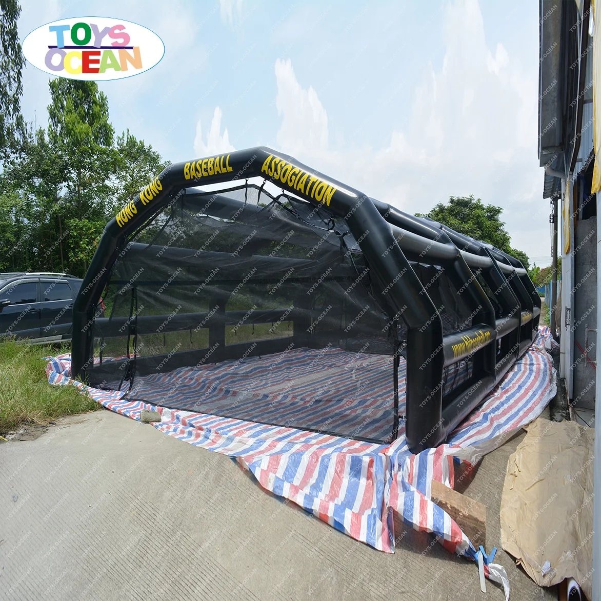 Tight Heat PVC Inflatable Batting Cage for Baseball and Golf Outdoor Sports Batting Net