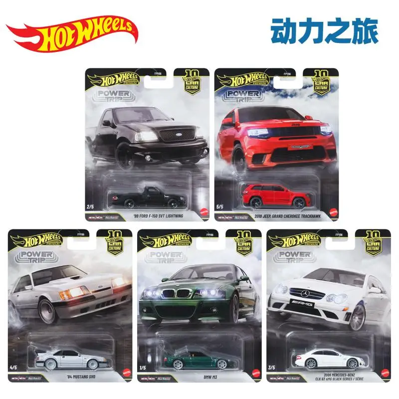 

Hot Wheels Premium Diecast Alloy Car Model Power Trip Car Culture Collectible Bmw M3 Real Riders For Collection Hobby
