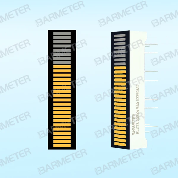 BL28-3005S Suitable for audio equipment display device 28 segment yellow LED light bar display device