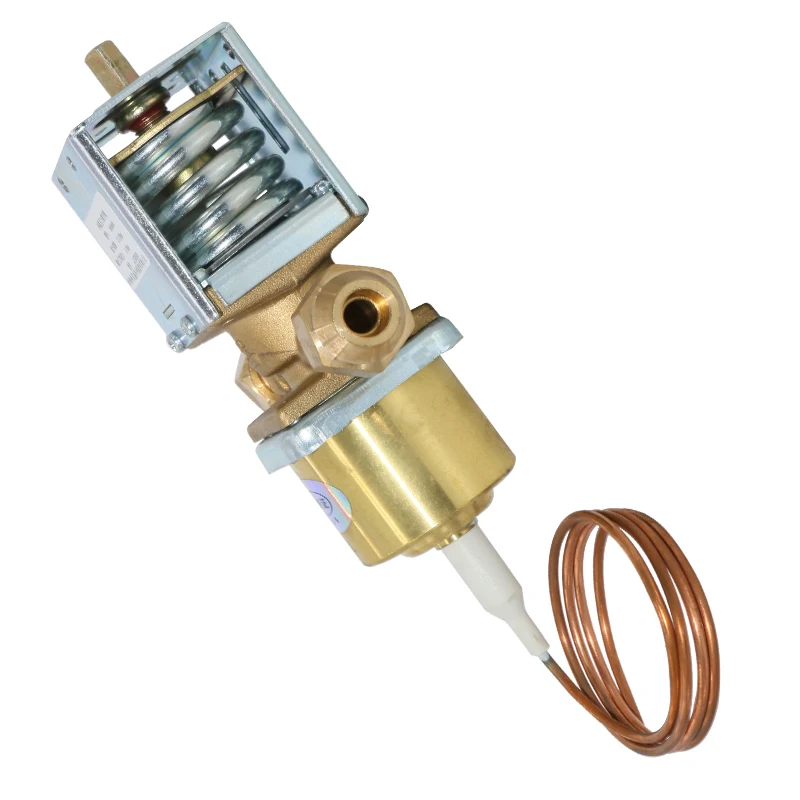Ice maker water stop valve, cooling water pressure valve, condenser inlet valve