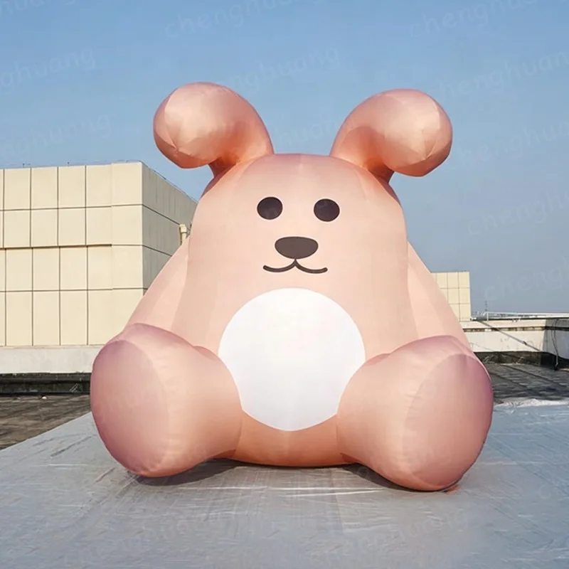 

Inflatable rabbit, with a blower, inflatable cartoon mascot rabbit cartoon character advertising decoration