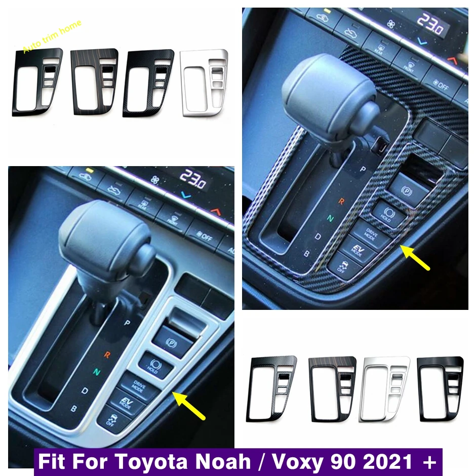 

Accessories Center Control Gear Shift Panel Cover Trim For Toyota Noah / Voxy 90 RHD 2021 - 2023 RHD Carbon Fiber / Wood Grain