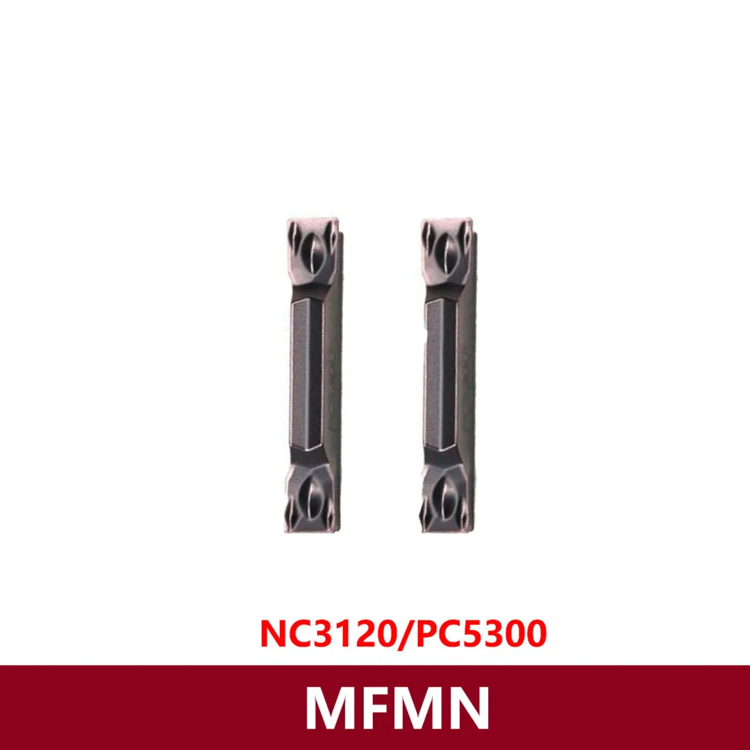 Placas de lâminas originais 10 tamanhos mfmn 300 mfmn300 nc3030 nc3120 pc5300 inserções de carboneto para suporte de ferramentas de ranhuramento cnc