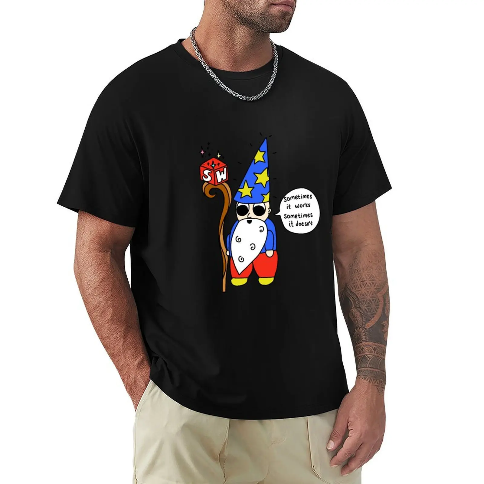 CAD design wizard T-Shirt Cool Feeling Summer Tee Shirt
