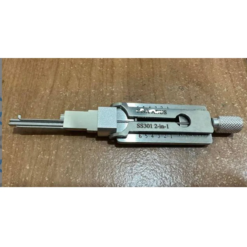 New Arrival  SS301 2 IN 1 2-In-1 For Cisa Used For A-BUS  Civil Lock Opening  Lock Pick Set Locksmith Tools