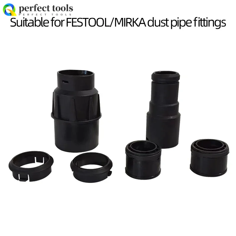 6-piece Set For FESTOOL MIRKA Dust Bucket Sandpaper Machine Dust Hose Link Connector Dust Pipe Fittings