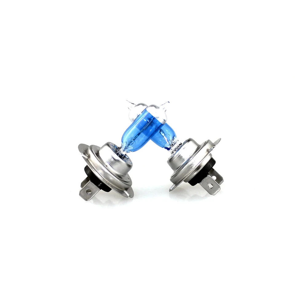 

2pcs H7 Dc 12V 6000K White Car Auto Halogen Headlight Headlamp Light Bulb High Brightness Fog Penetration Driving Safety