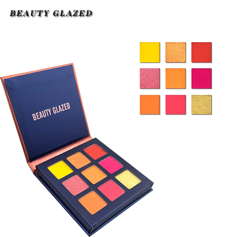 BEAUTY GLAZED multi-colour eyeshadow tray mashed potatoes pearlglazed matte, delicate and bright, lasting and easy coloring