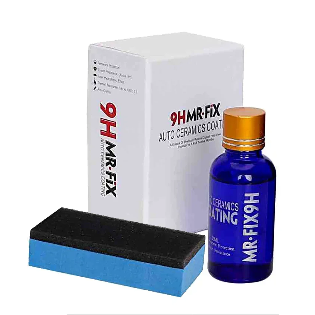 2PCS 9H Car Liquid Ceramic Coat Super Hydrophobic Glass Coating Set Polys Iloxane And Materials Ceramics For Cars