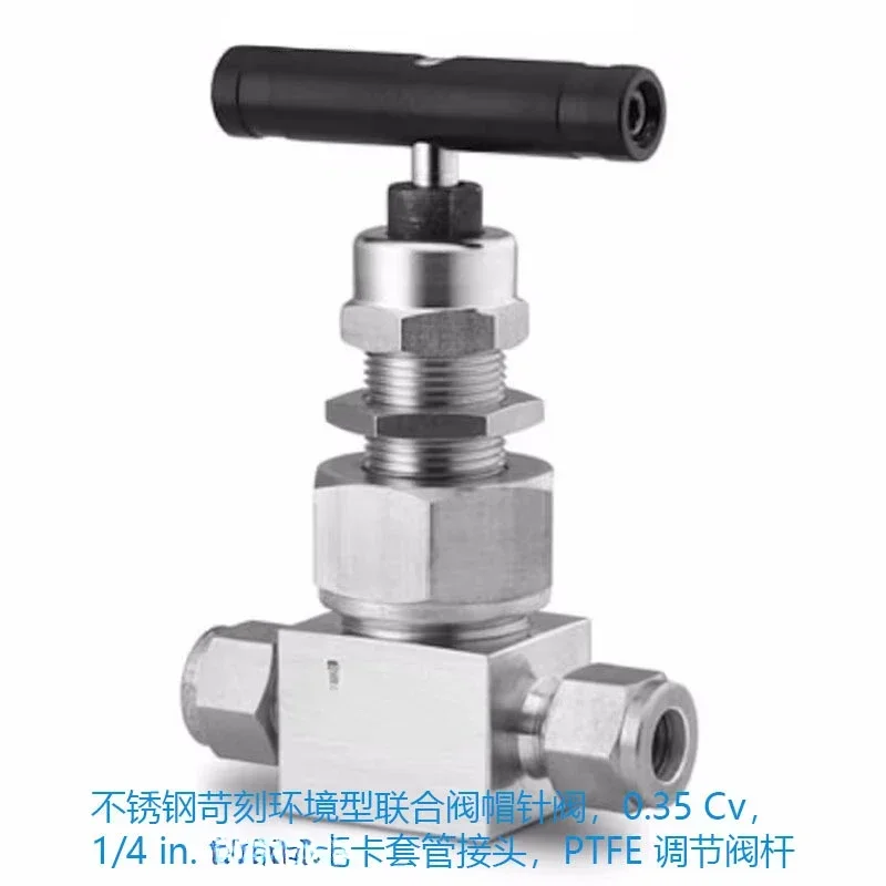 2026-Hot sales SS-3NTRS4 Stainless Steel Harsh Environment Combined Bonnet Needle Valve 0.35cv.