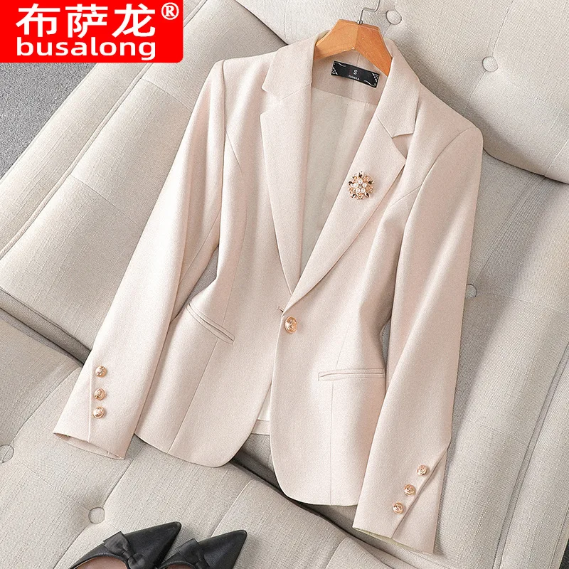 

Новый стильный модный костюм, повседневный женский профессиональный пиджак с длинными рукавами, официальная куртка, рабочая одежда8603