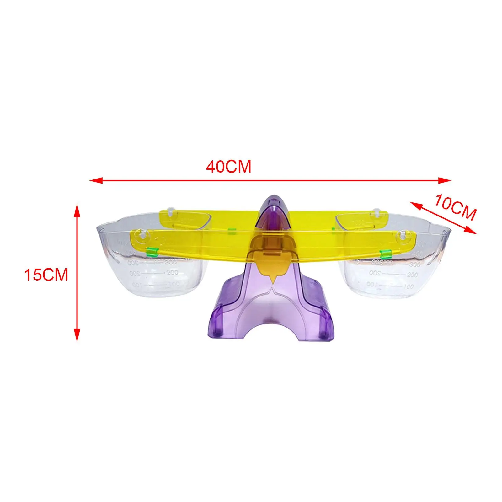 Double Pan Balance Scale Solids and Liquids Space Saving Teaching Balance Scale