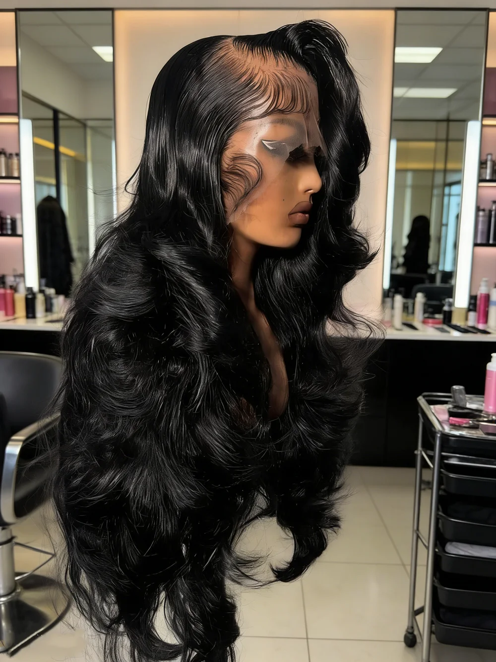 

30 40 Inch 5x5 Glueless 250 Density 13x6 HD Transparent Lace Frontal Wig Human Hair 13x4 Body Wave Lace Front Wigs For Women