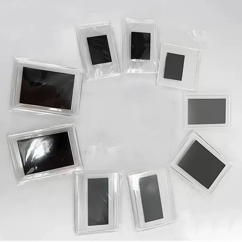 Insert Blank Photo Frame Fridge Magnets Mini Magnetic Refrigerator Photo Picture Frames