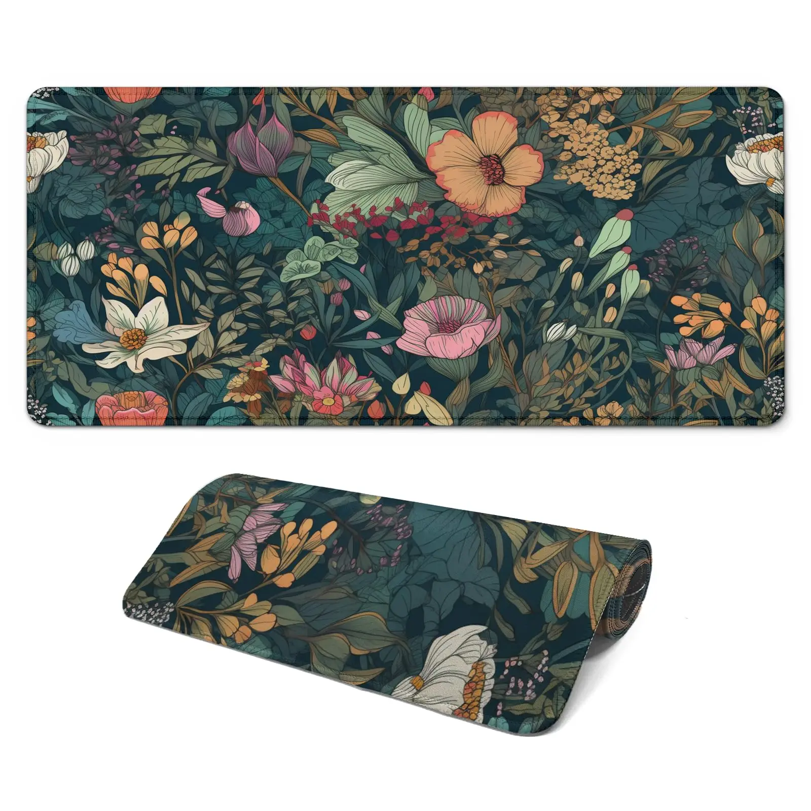 

Lovely Floral Table Mat, Cute Fresh Flower Desktop Decoration,non-slip Waterproof Gaming Mouse Pad,the Perfect Gift for Friends.