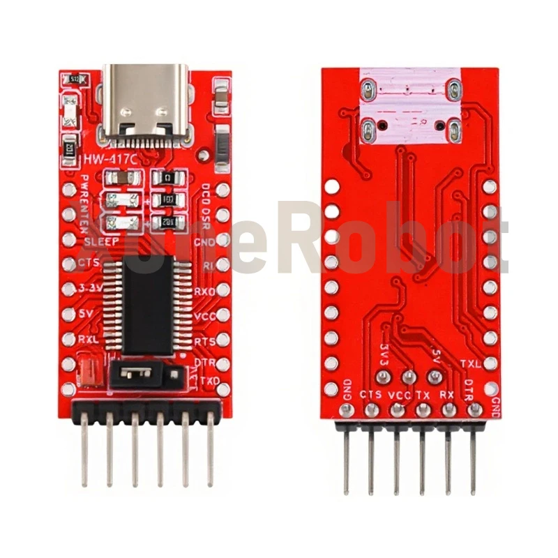 FT232RL FT232 FTDI USB 3.3 فولت 5.5 فولت إلى TTL وحدة مهايئ مسلسل لاردوينو FT232 برو منفذ صغير USB إلى TTL 232 Mini / Type-C USB