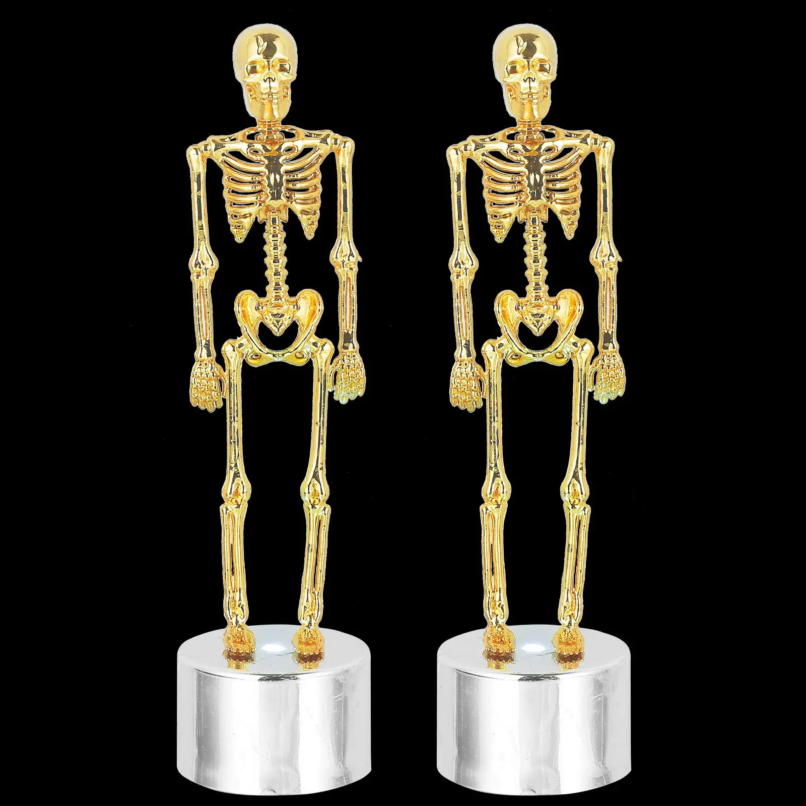 

2Pcs Skull Lamp Halloween Themed Decorations Plastic Accessories LED Electronic C les Safe Long Term Use