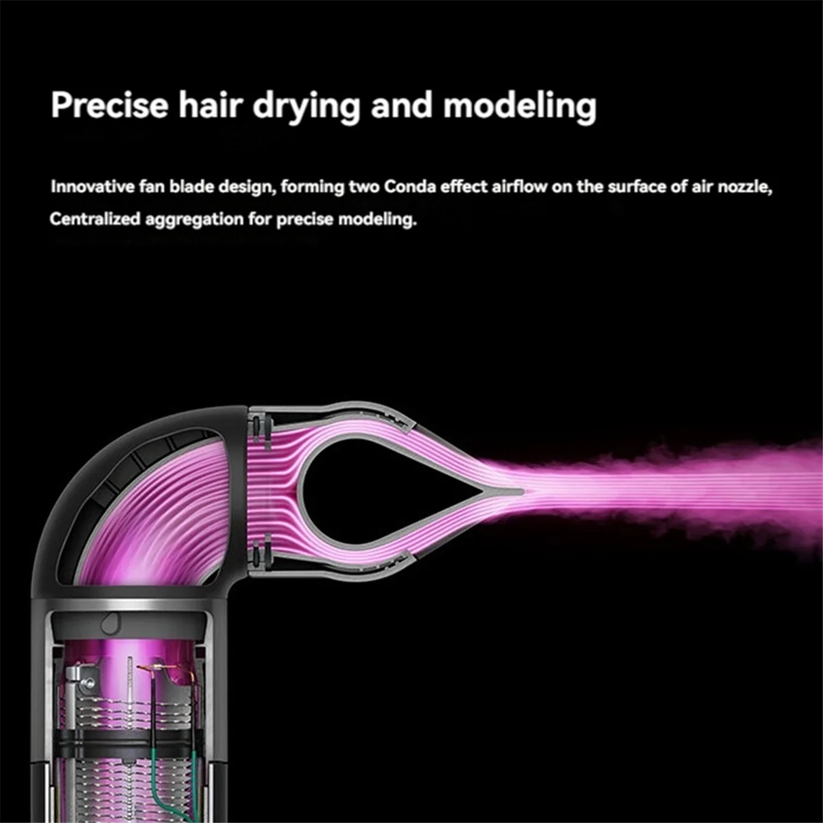 

BABP для Dyson Airwrap HD01 HD05 щипцы для завивки, насадка для укладки регистрации, создающая более гладкую более маникюрную прическа