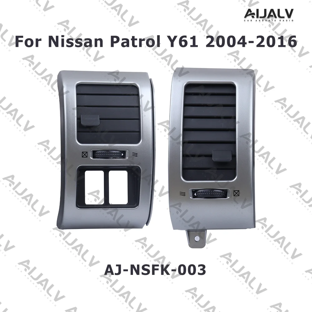New Center Dash A/C Outlet Air Vent Panel Replacement for 2004-2016  Nissan Patrol Y61 Tow Side Airvent AC Vent Outlet