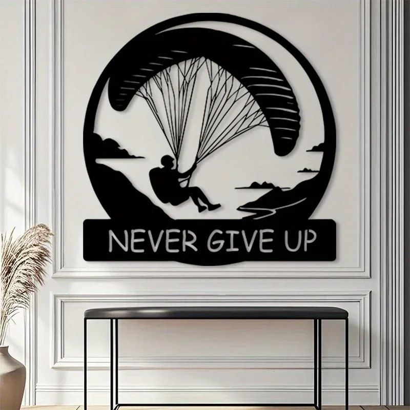 CIFBUY Aviation Sky Explorer Silhouette Wall Art Sign, Rust Proof Hanging Ornament, Perfect Gift for Flight Lovers Indoor