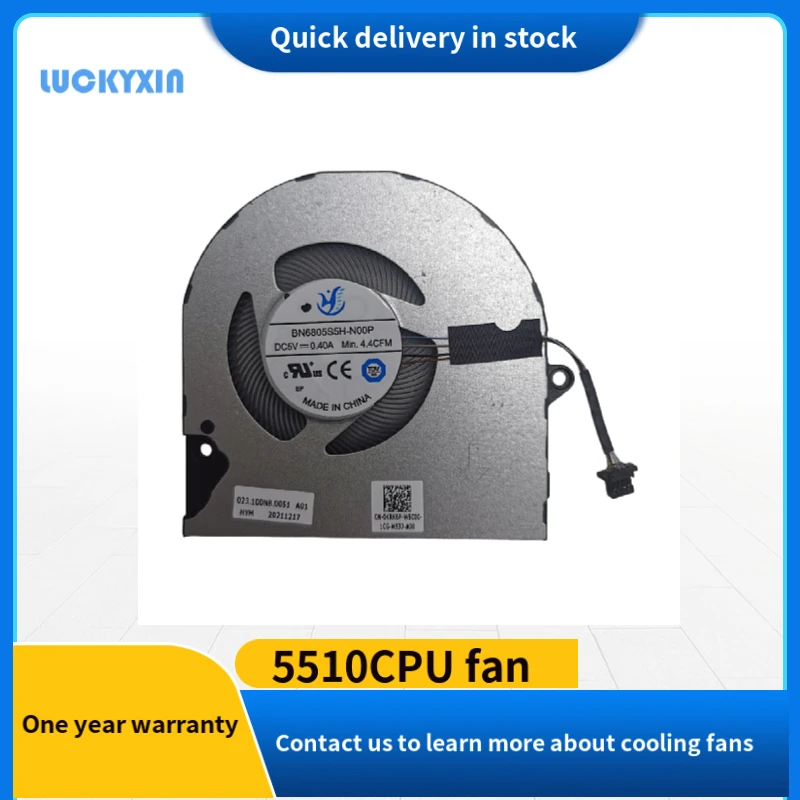 

New CPU Cooling Fan Intended for Dell Inspiron 5410 5415 5418 5510 5515 5518 laptop fan