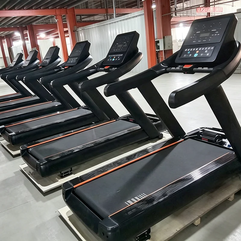 Heavy Duty Electric Treadmill with LED Screen Motor 0-20km/h Speed Calorie Tracking for Home and Gym Use