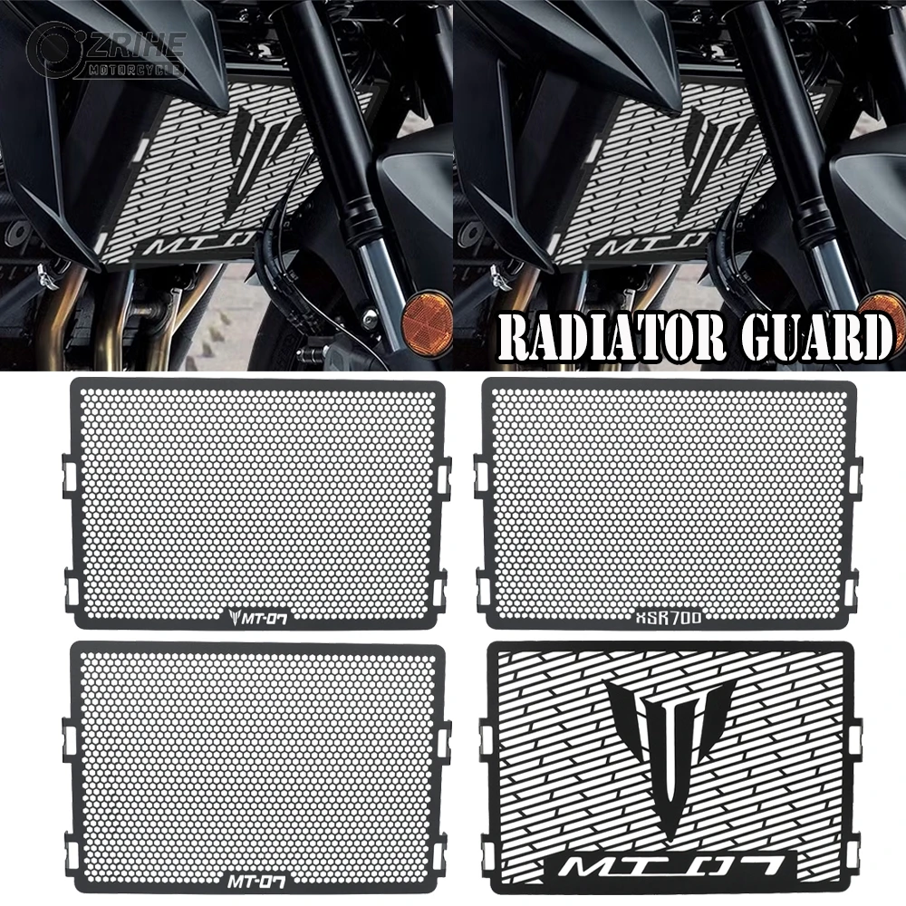

For Yamaha MT-07/FZ-07 MT07 MT 07 FZ 07 FZ07 2013-2024 2023 2022 Motorcycle Accessories Radiator Cover Grille Guard Protective