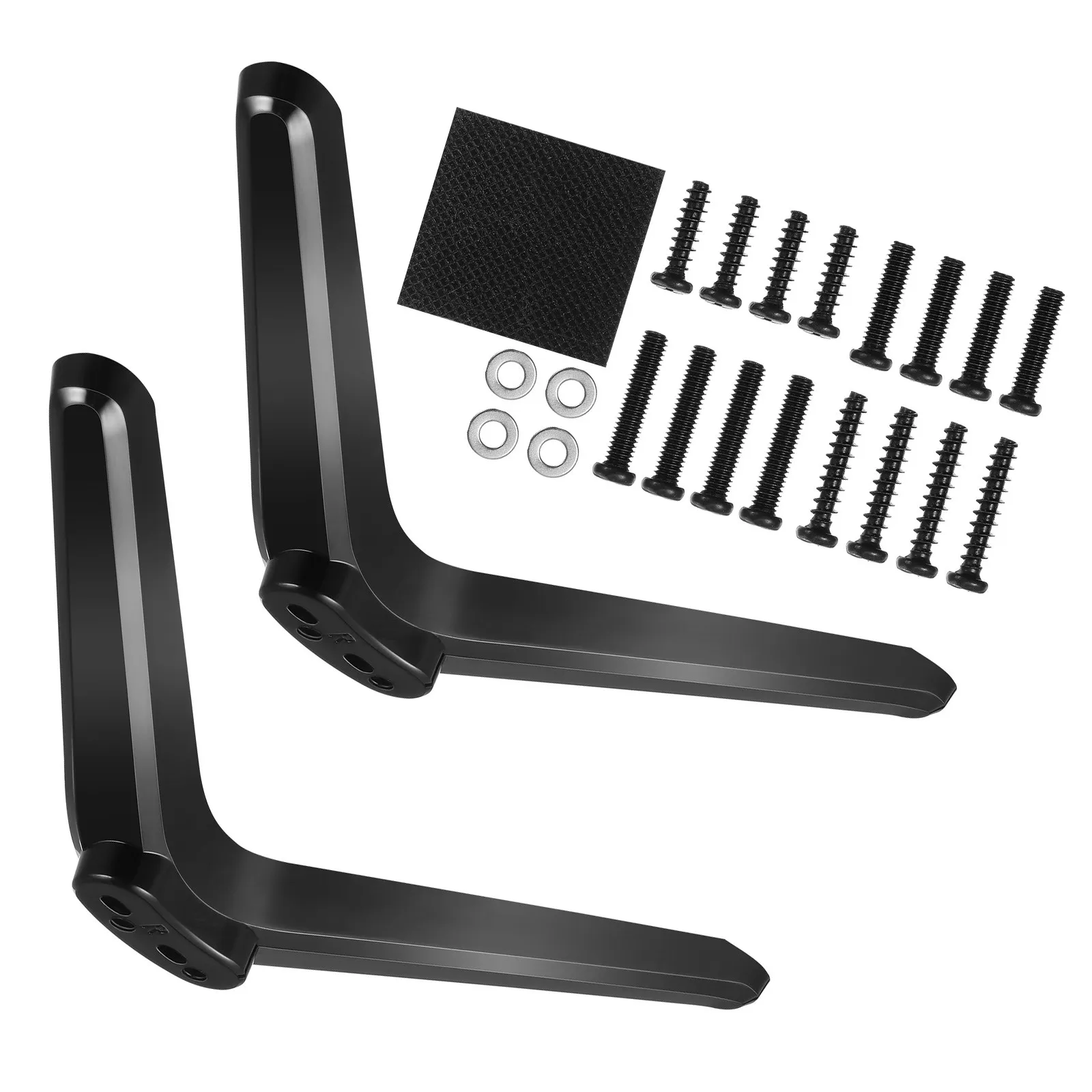 2Pcs TV Mounting Bracket Stand Universal for 32-55 Inch Stable Plastic TV Legs Non Slip Base Television Holder