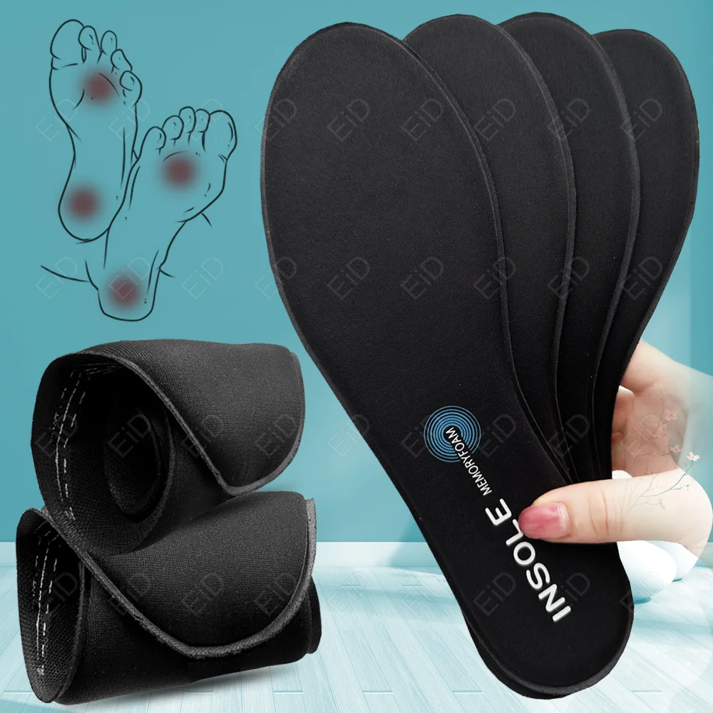 EiD Memory Foam Sport Insoles Super Soft High Elasticity Shoe Pad Anti-pain Deodorant Cushion Arch Support Running Insole Unisex