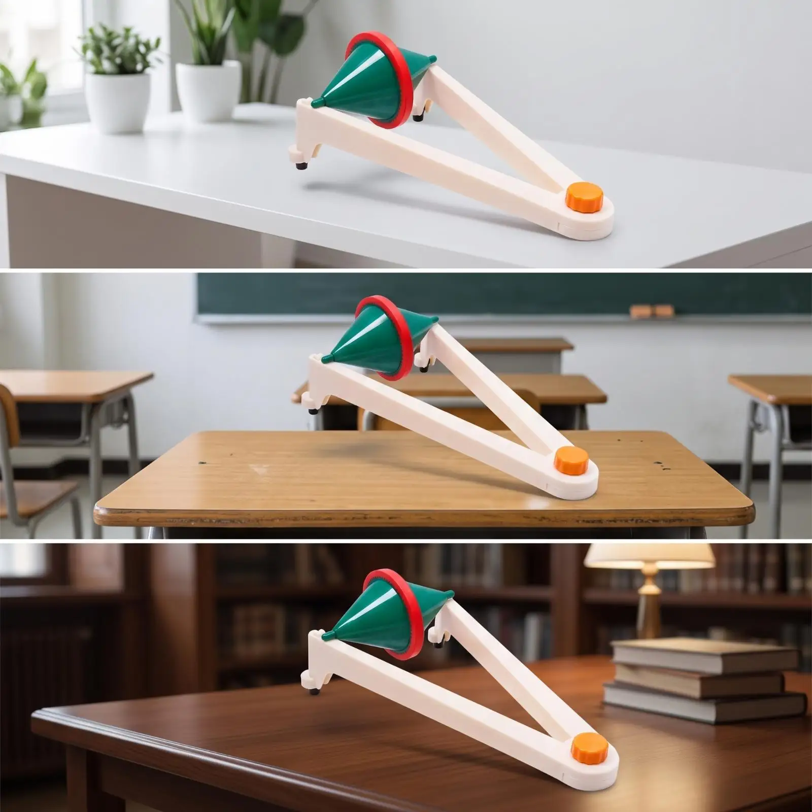 Uphill Roller with Adjustable Track Hands-on Apparatus for Classroom