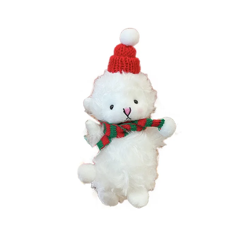 Porte-clés animaux de dessin animé créatif pour filles, petit beurre de mouton, décorations de Noël, pendentif de sac, jouets en peluche Kawaii, cadeaux de loisirs chauds