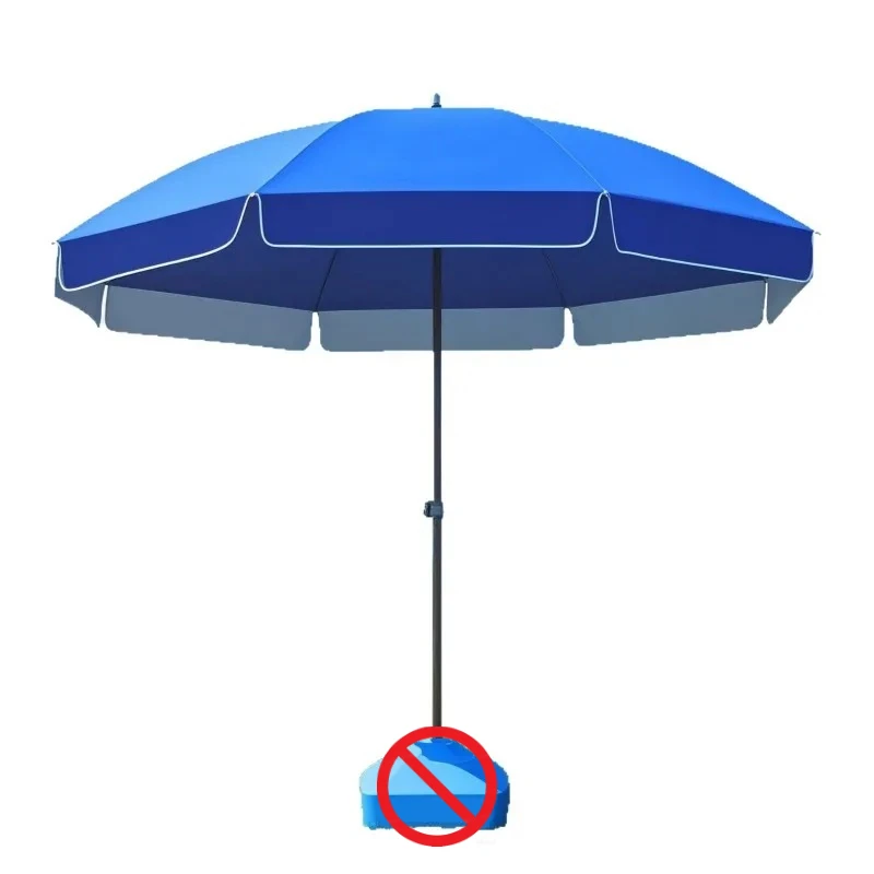 Heavy Duty Outdoor Commercial Market Stall Silver Coated Waterproof Double Layer UV Sun Shade No Base Required
