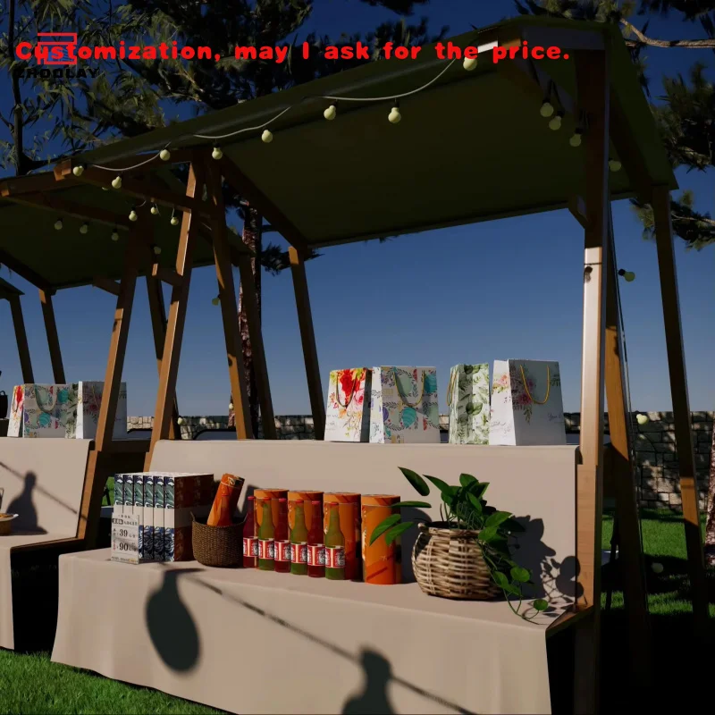 

custom.Night Market Cup Cake Bread Stall Mobile Outdoor Shop Street Fair Event Booths Customized Kiosk