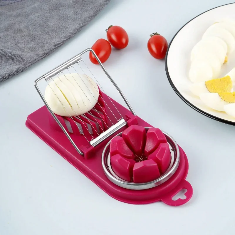 Kitchen Gadgets Wirecutter - 1Piece 2 In 1 Egg Cutter